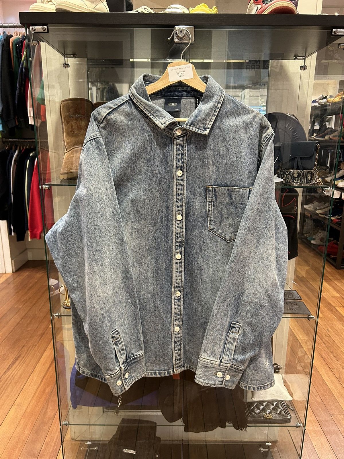 Kith Kith Denim Button Up Shirt Size US XXL / EU 58 / 5 - 1 Thumbnail