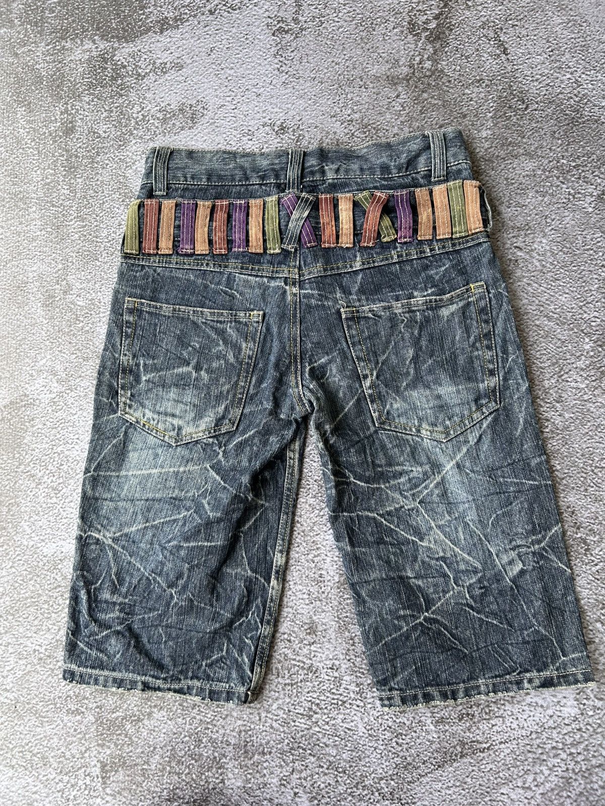Japanese Brand Nylaus double short denim japanese brand Size US 30 / EU 46 - 2 Thumbnail