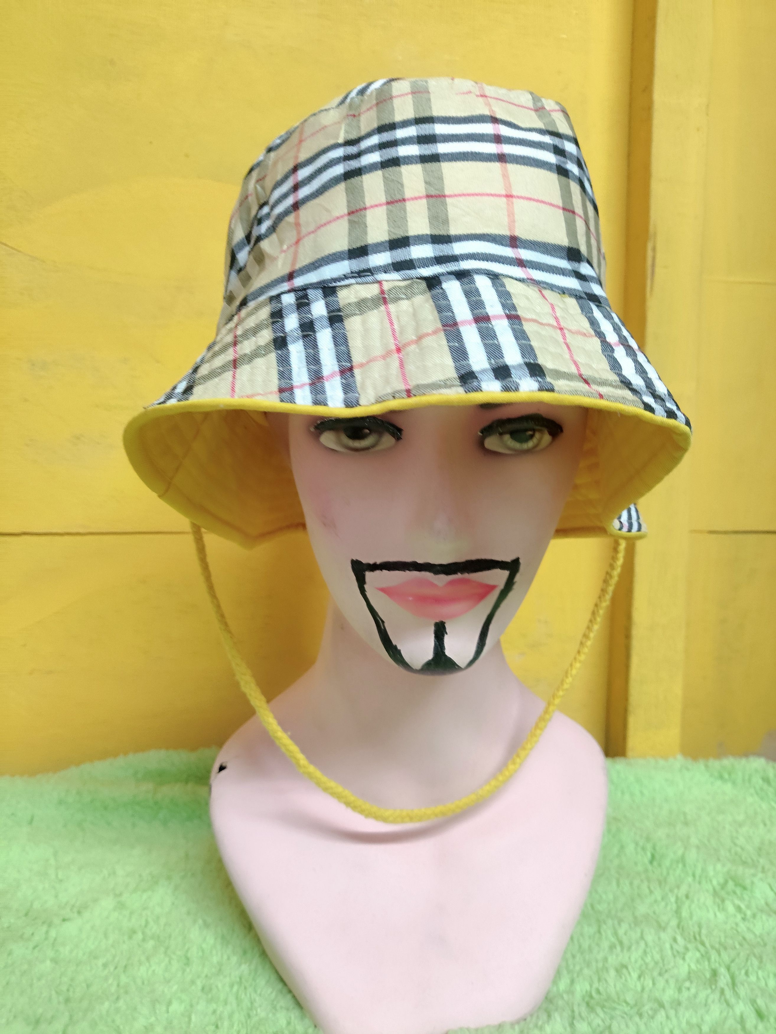 Designer Custom Made Like Burberri Design Hat Cap Streetwear Size ONE SIZE - 5 Thumbnail