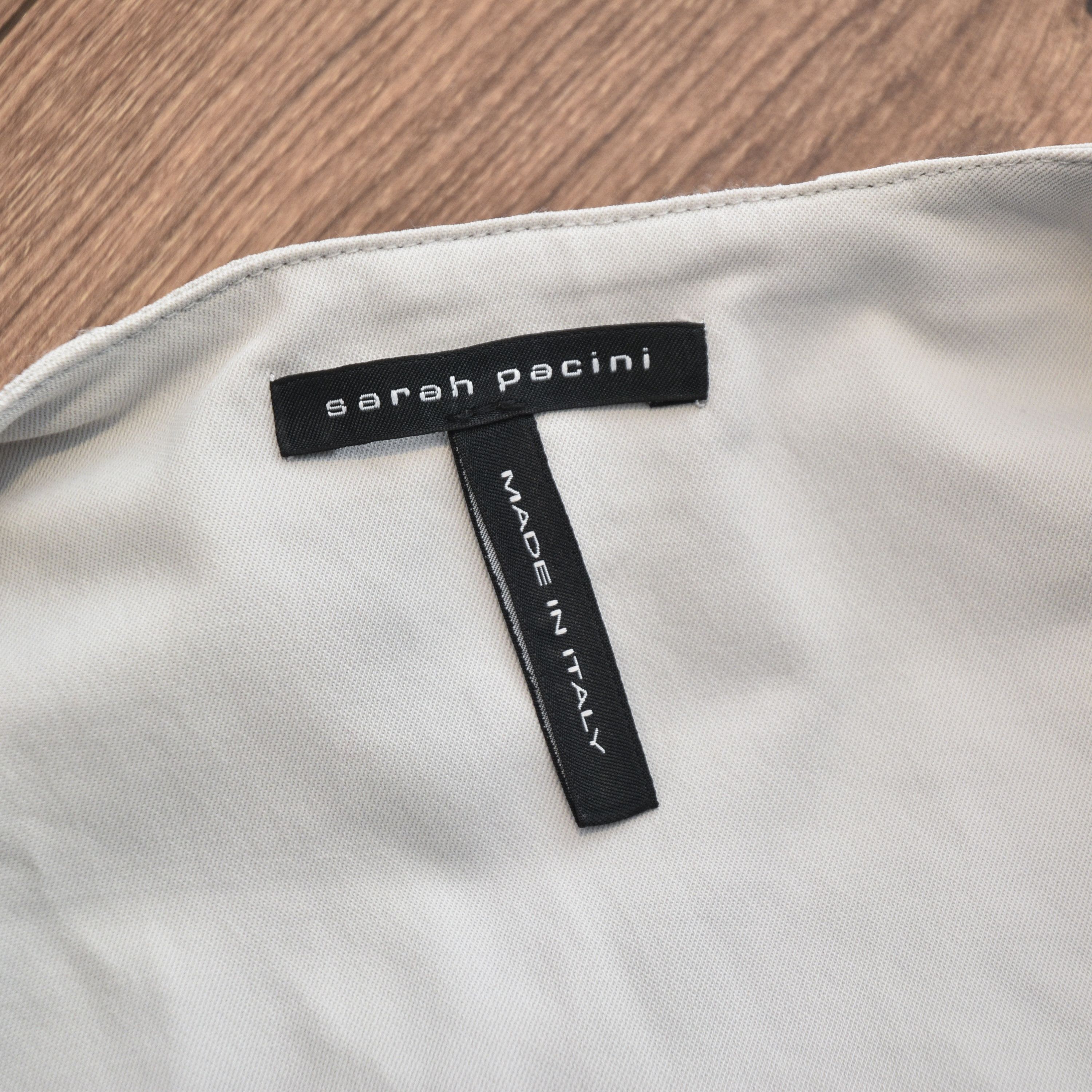 Sarah Pacini Sarah Pacini White Sleeveless Sheath Dress Zip Front Y2K Size S / US 4 / IT 40 - 11 Thumbnail