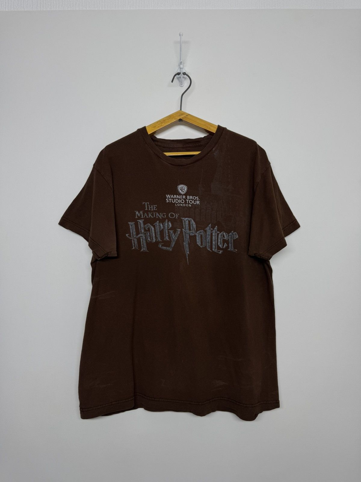 Vintage Vintage Y2k The Wizarding World of Harry Potter Brown Size US M / EU 48-50 / 2 - 1 Thumbnail