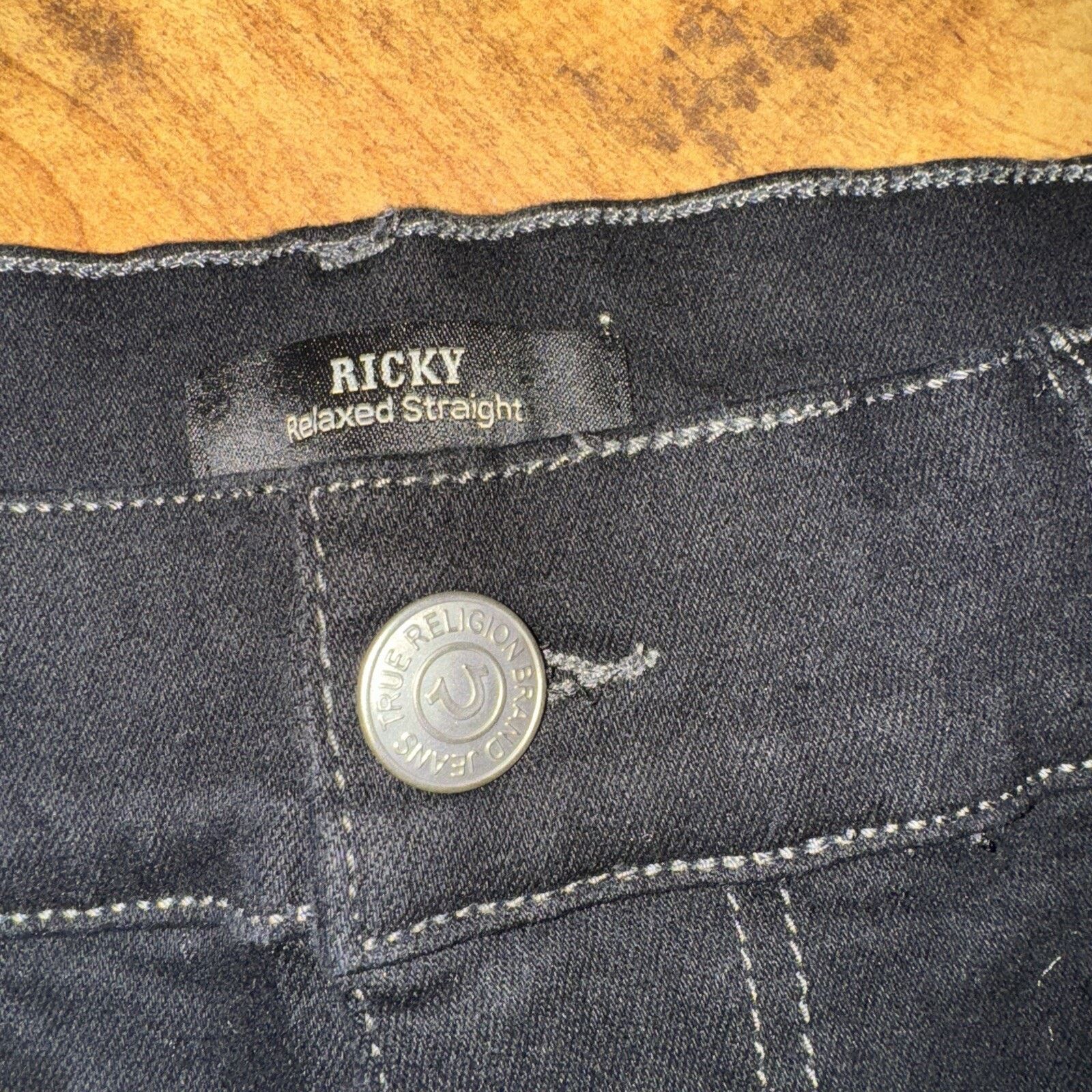 True Religion × Vintage BNWT True Religion Denim Shorts Black 32W Size US 32 / EU 48 - 2 Thumbnail