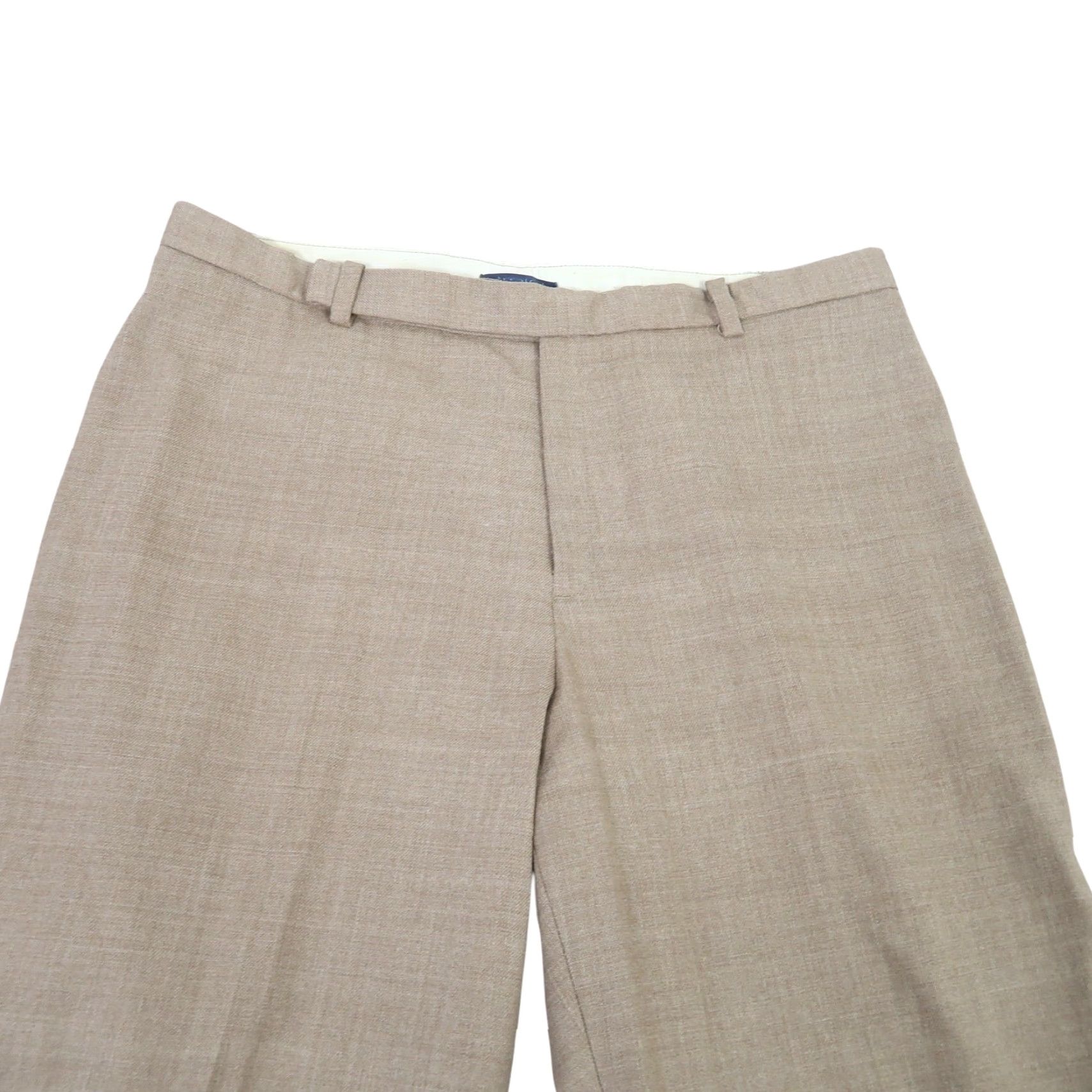 Gap VINTAGE Gap Pants Y2K Tan Brown Wool Blend Low Rise Straight Leg 8 Womens Dress Pants 31in Inseam 90s Theme Size 30" / US 8 / IT 44 - 2 Thumbnail