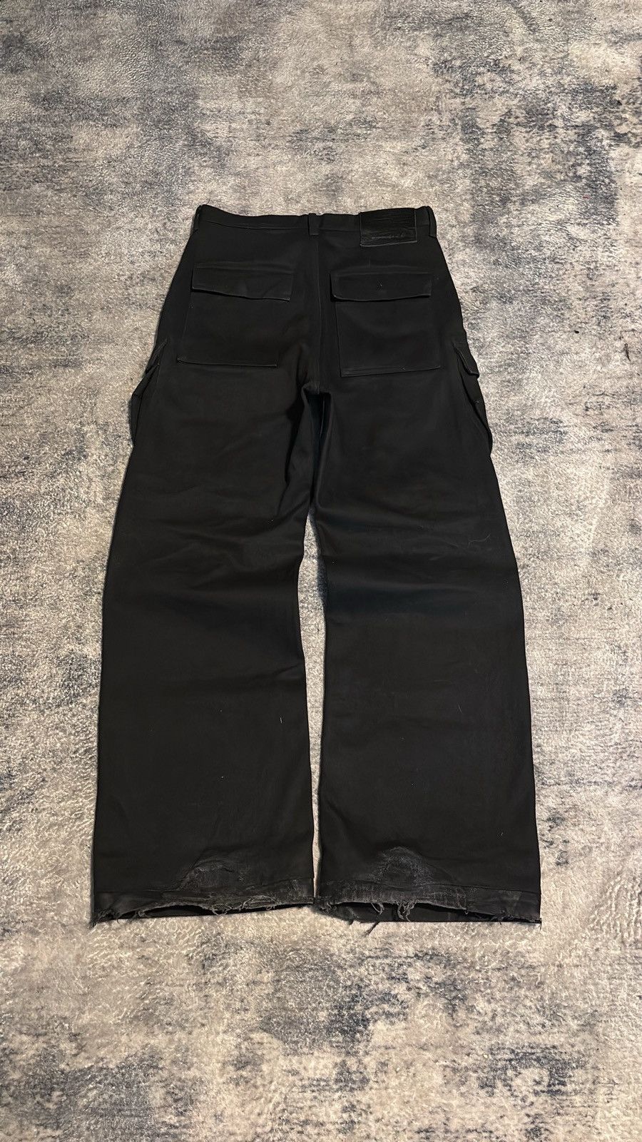 Rick Owens Drkshdw Rick Owens FW23 'Luxor' Japanese Geth Baggy Cargo Jeans Size US 29 - 7 Thumbnail