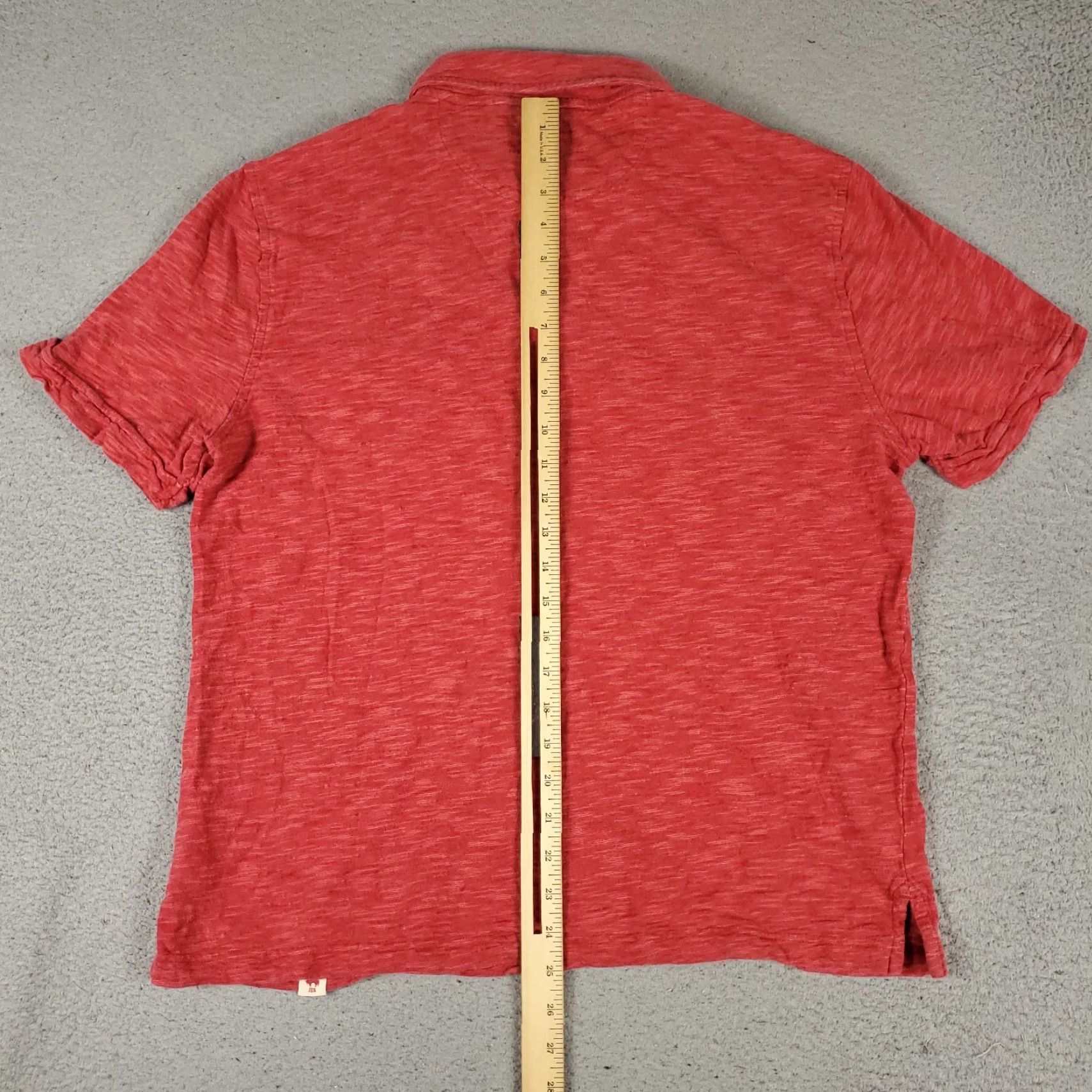 Brooks Brothers Brooks Brothers Polo Shirt Mens Large Red Solid Short Sleeve Casual Activewear Size US L / EU 52-54 / 3 - 3 Thumbnail
