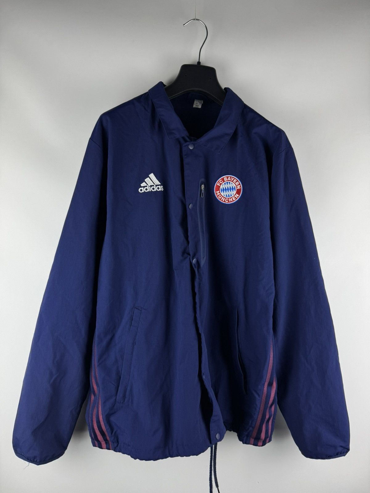 Adidas Adidas Fcb TRV Coach FC Bayern Munich Trainer Jacket Size US M / EU 48-50 / 2 - 2 Thumbnail