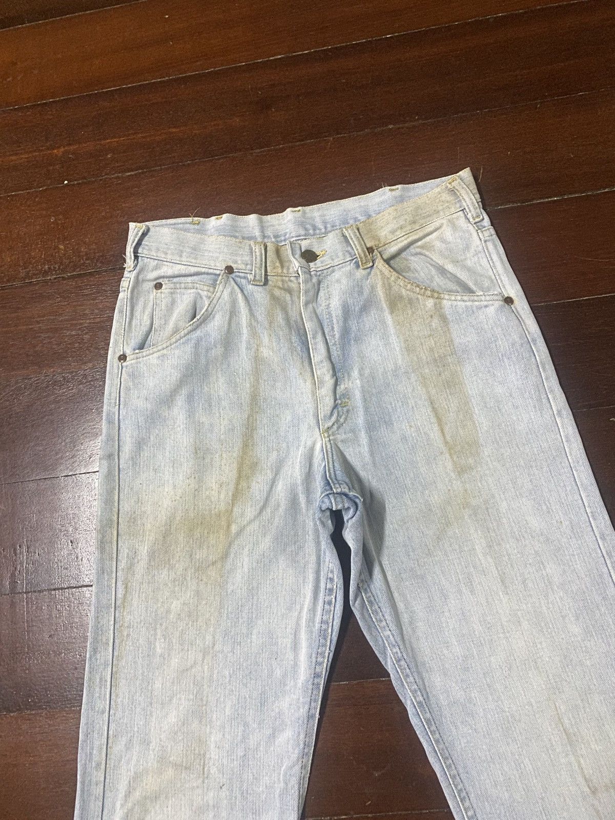 Lee Vintage 70s LEE Riders mud wash rusty talon 42 Size US 32 / EU 48 - 6 Thumbnail