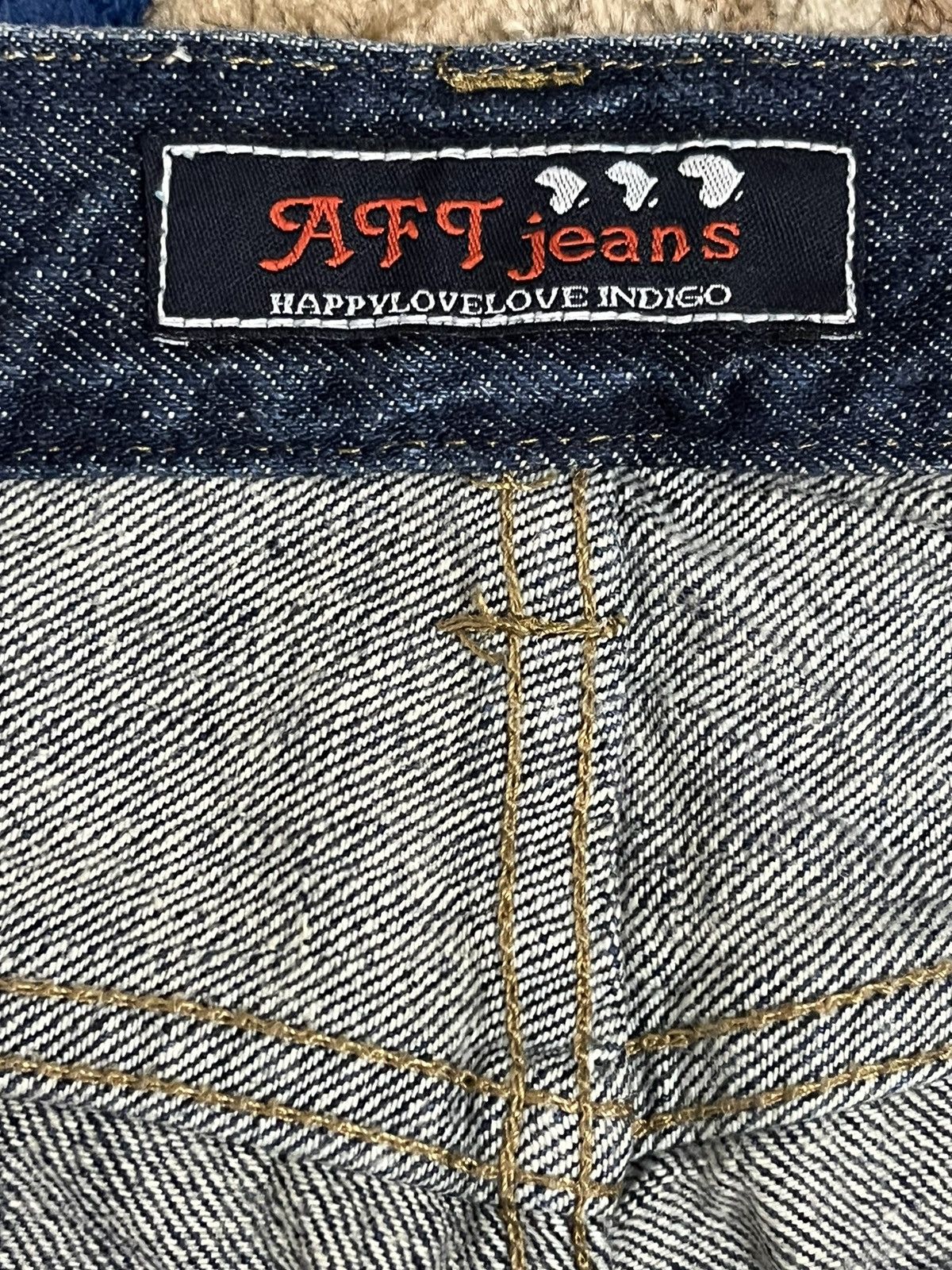 Beauty Beast Vintage Africa Taro Indigo Patches Jeans Size US 31 - 8 Thumbnail