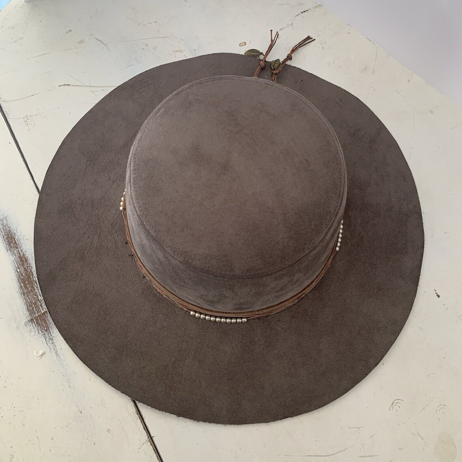 Beams Plus Peter Grimm Unisex Suede Hat.True Character M/L Size ONE SIZE - 3 Thumbnail