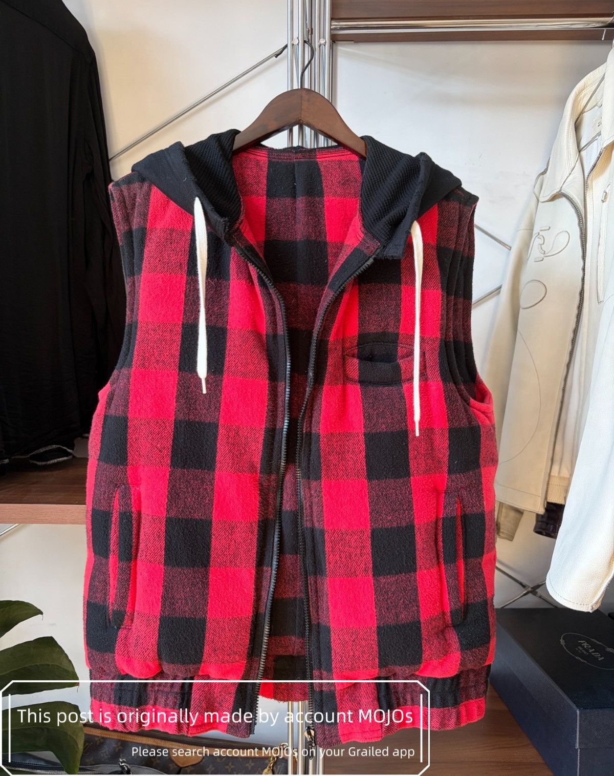 Number (N)ine Number (N)ine Plaid Puffer Vest | Grailed