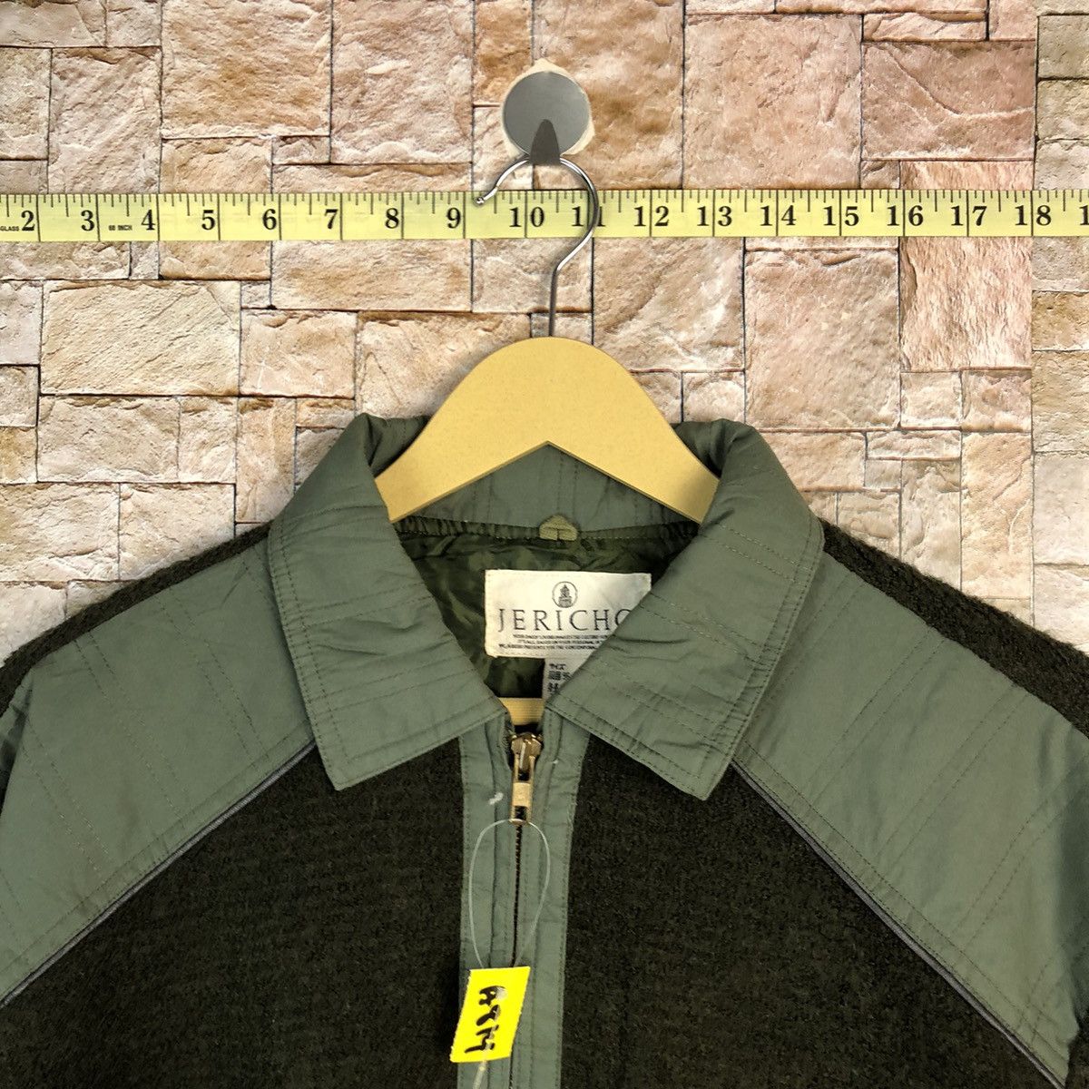 Japanese Brand Jericho vintage mohair Green Jacket #A814 Size US L / EU 52-54 / 3 - 4 Thumbnail