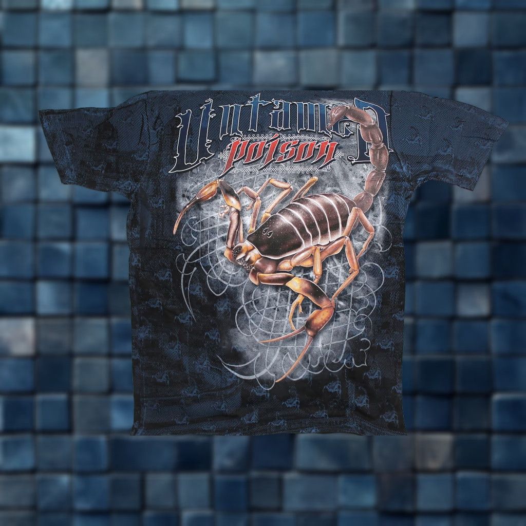 Vintage VINTAGE C & H Scorpion Untamed Poison Graphic Tee T-Shirt Men's XL Black Size US XL / EU 56 / 4 - 1 Thumbnail