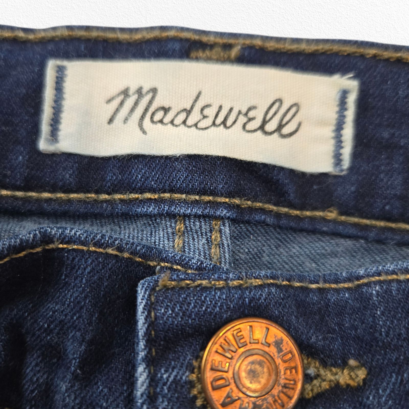 Madewell Madewell 10 High Rise Skinny Jeans Size 26 Dark Wash Size 26" / US 2 / IT 38 - 4 Thumbnail