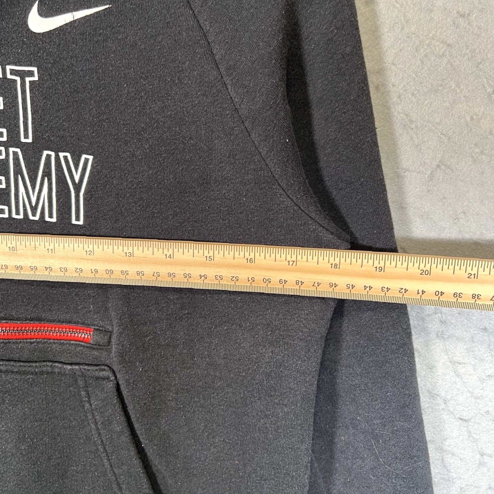 Nike Nike Mock Neck Sweatshirt Adult Small Black Long Sleeve Pocket Mens Size US S / EU 44-46 / 1 - 2 Thumbnail