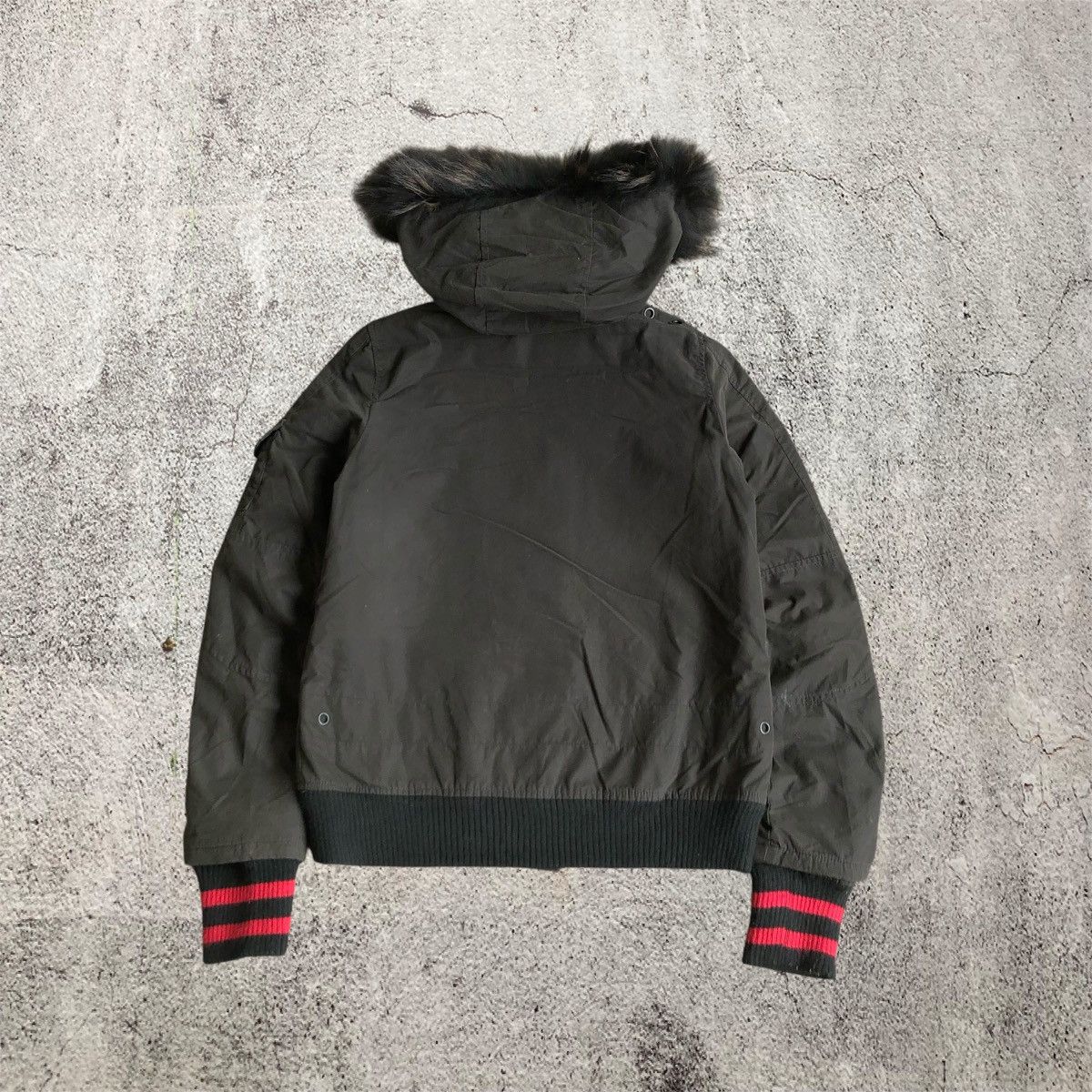 Japanese Brand 2000s Rodeo Crown Goa Apocalypse Style Jacket Fur Ziphoodie Size US M / EU 48-50 / 2 - 16 Thumbnail