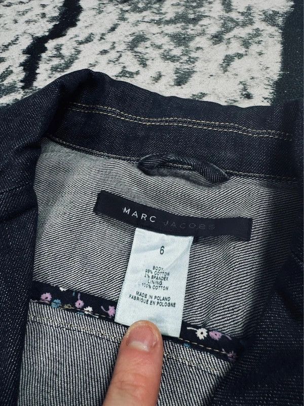 Marc Jacobs Marc Jacobs navy blue denim jacket XS Size XS / US 0-2 / IT 36-38 - 4 Thumbnail
