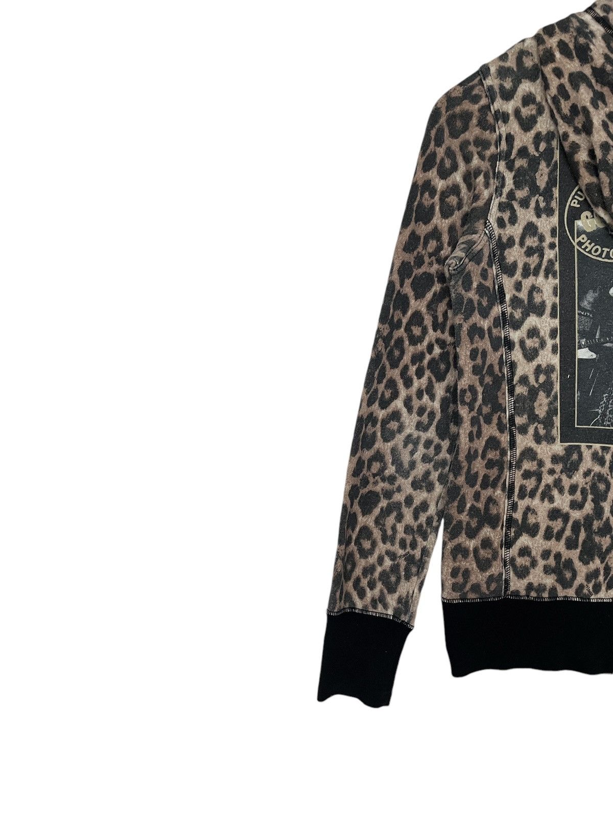 Japanese Brand × MOUSSY × Vintage Vintage Japanese Brand Moussy Leopard Hoodie 1990s Size US M / EU 48-50 / 2 - 5 Thumbnail