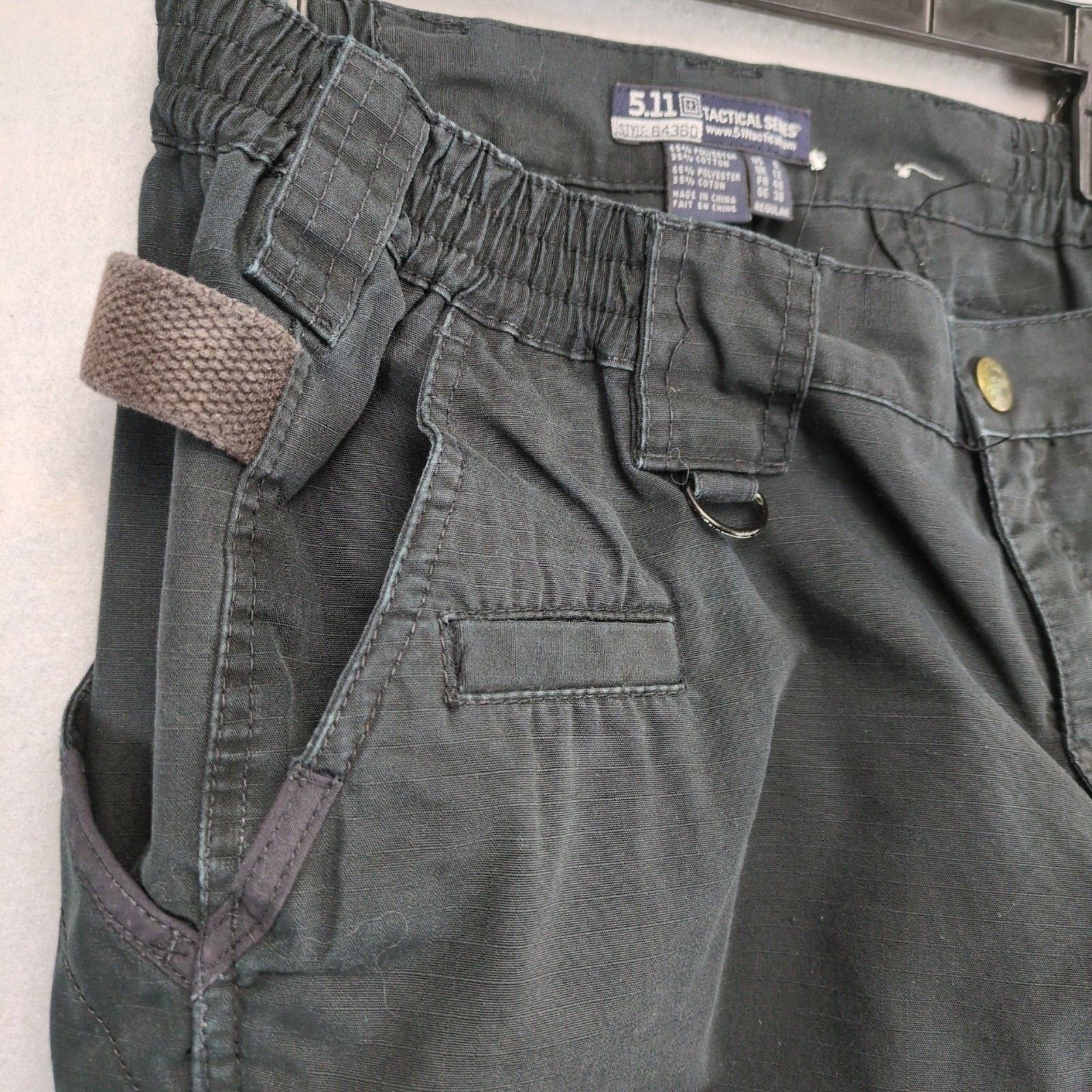 5.11 5.11 Tactical Series Women's 8 Taclite Pro Black Cargo Pants Size 30" / US 8 / IT 44 - 4 Thumbnail