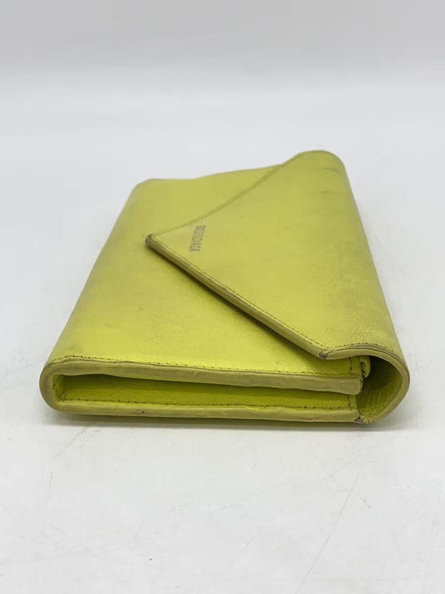 Balenciaga Balenciaga Leather Long Wallet Yellow Size ONE SIZE - 7 Thumbnail