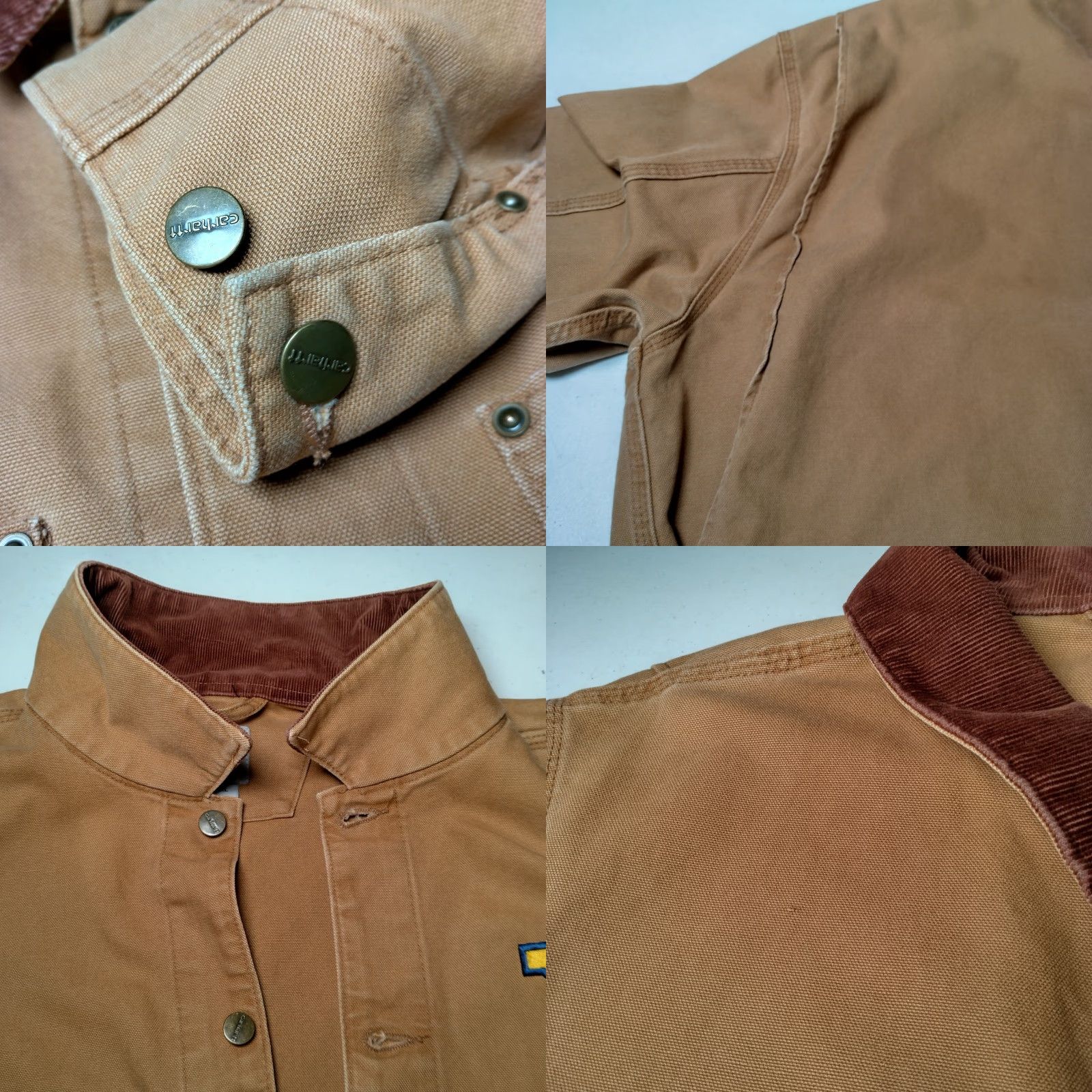 Carhartt VINTAGE Carhartt Chore Jacket WVU Mountaineers 2XL Brown Duck Canvas 101322 211 Work Size US XXL / EU 58 / 5 - 9 Thumbnail