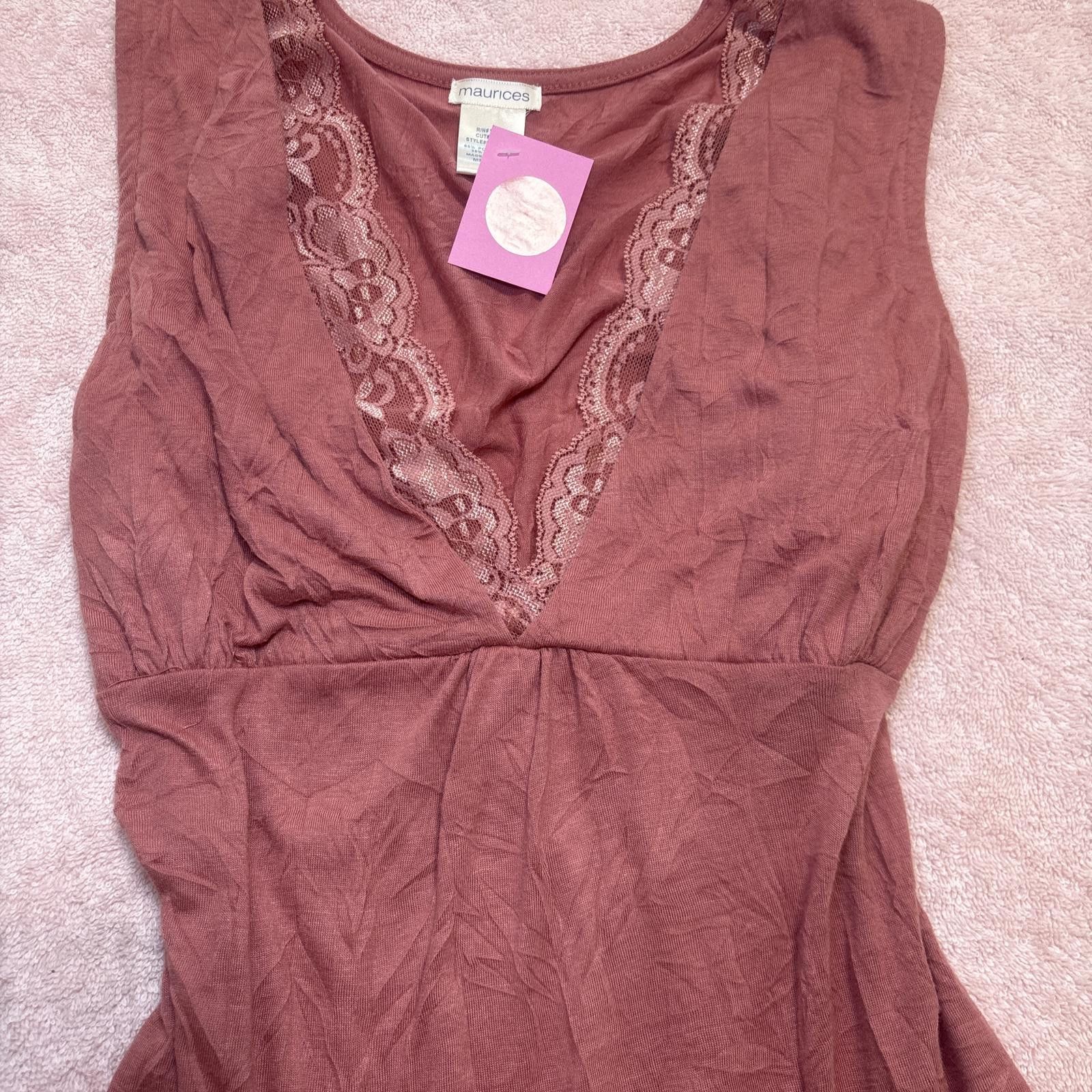Other y2k pink lace cami blouse top Size M / US 6-8 / IT 42-44 - 4 Thumbnail