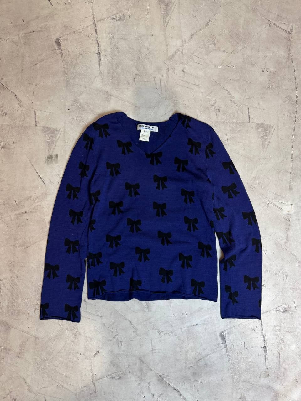 Comme des Garcons Comme des garcons bow wool sweater Size S / US 4 / IT 40 - 1 Thumbnail