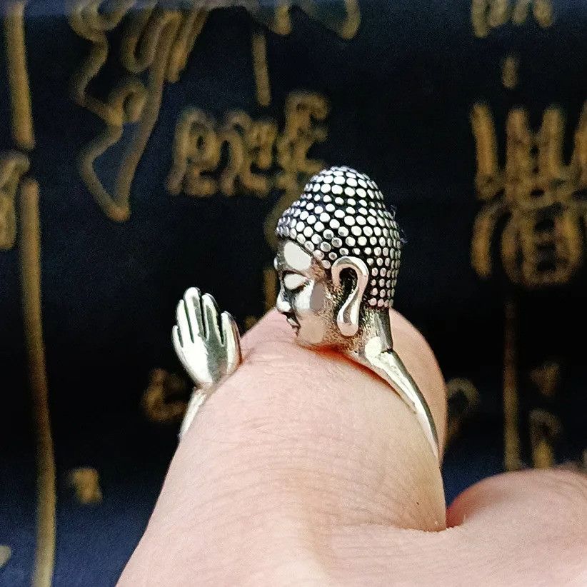 Japanese Brand × Jewelry × Vintage Praying Hands Ring Size ONE SIZE - 1 Thumbnail