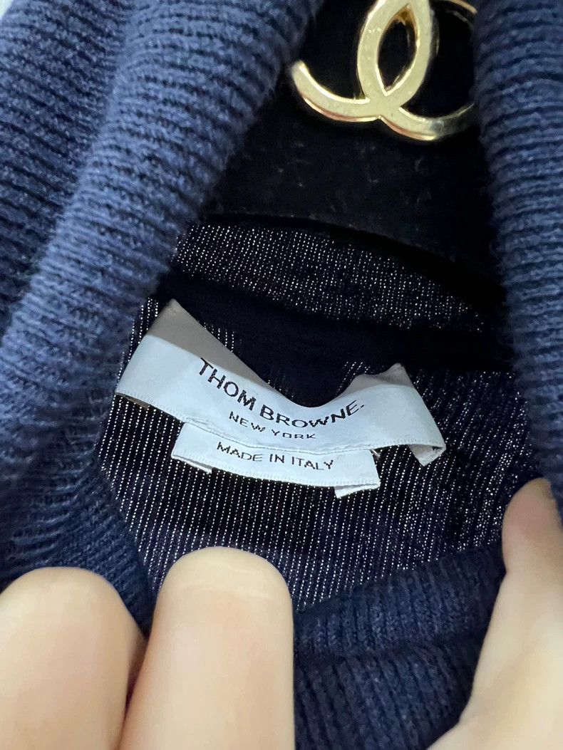 Thom Browne Thom Browne Knitted cardigan with high collar Size XS / US 0-2 / IT 36-38 - 3 Thumbnail