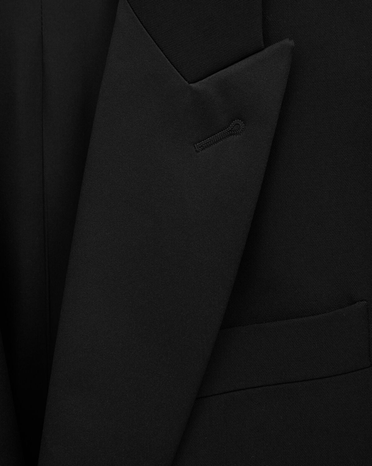 Saint Laurent Paris oc11z0126 821985 Tuxedo Jacket in Grain De Poudre in Black Size US M / EU 48-50 / 2 - 4 Thumbnail