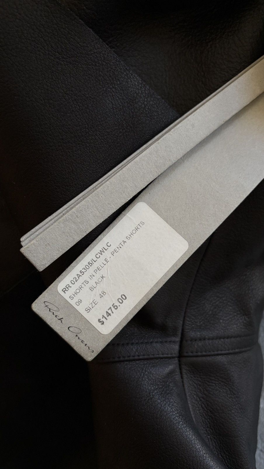 Rick Owens Rick Owens Gethsemane FW21 Leather Shorts Black Size US 32 Size US 32 / EU 48 - 5 Thumbnail