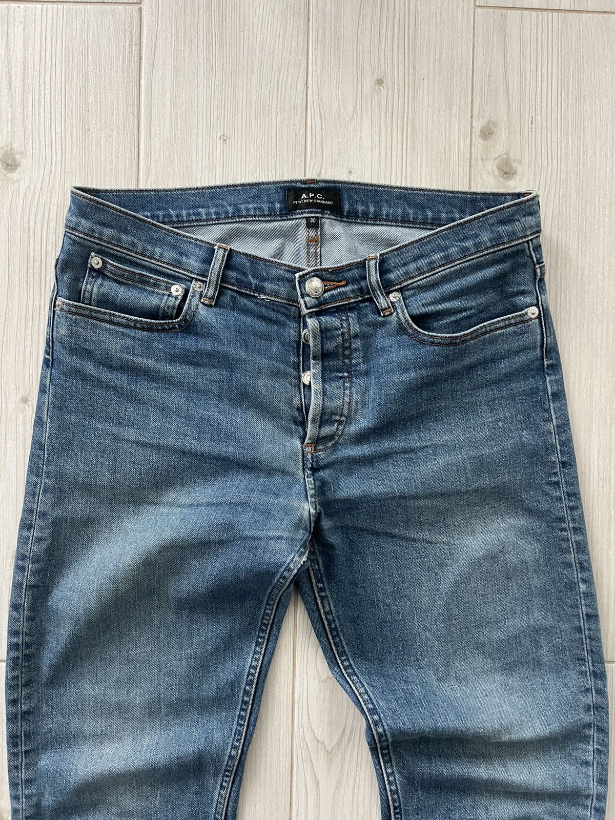 A.P.C. A.P.C Petit Standard Blue Jeans Pants Size 30 Size US 30 / EU 46 - 5 Thumbnail