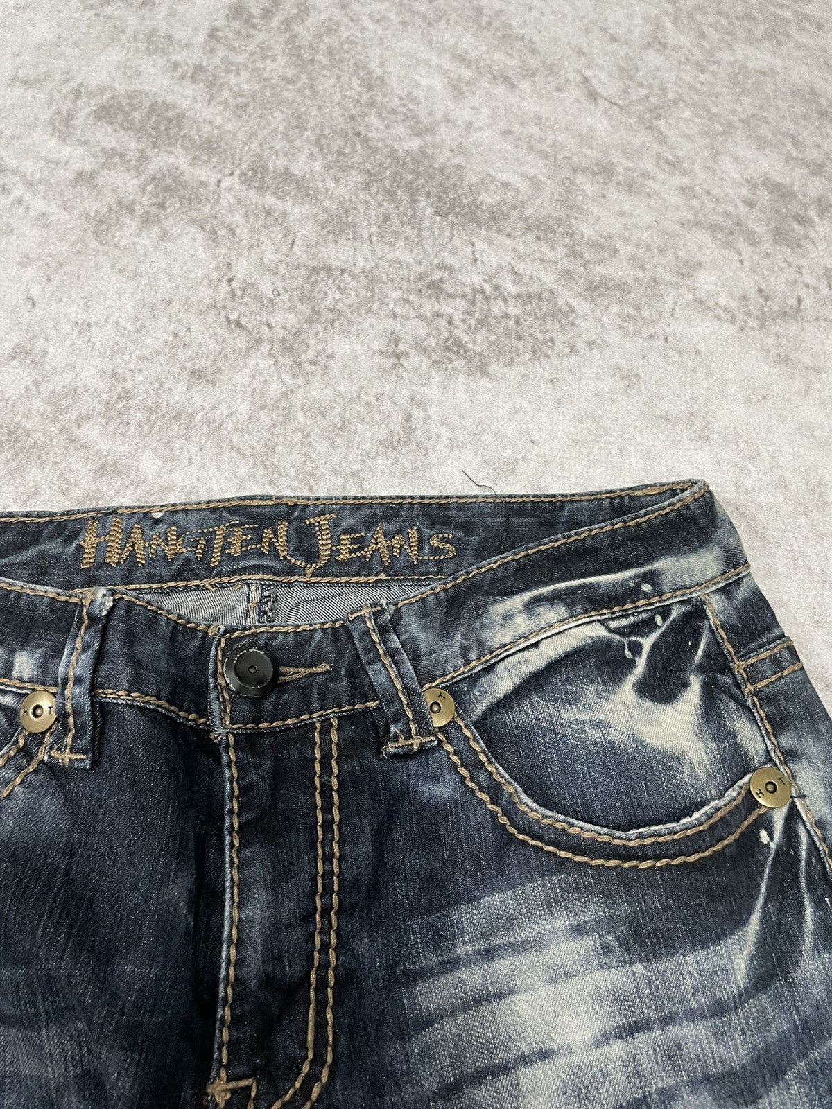 Hysteric Glamour × If Six Was Nine × Le Grande Bleu (L.G.B.) 2000s hangten japan bootcut acid wash denim Y2k style Size US 30 / EU 46 - 4 Thumbnail