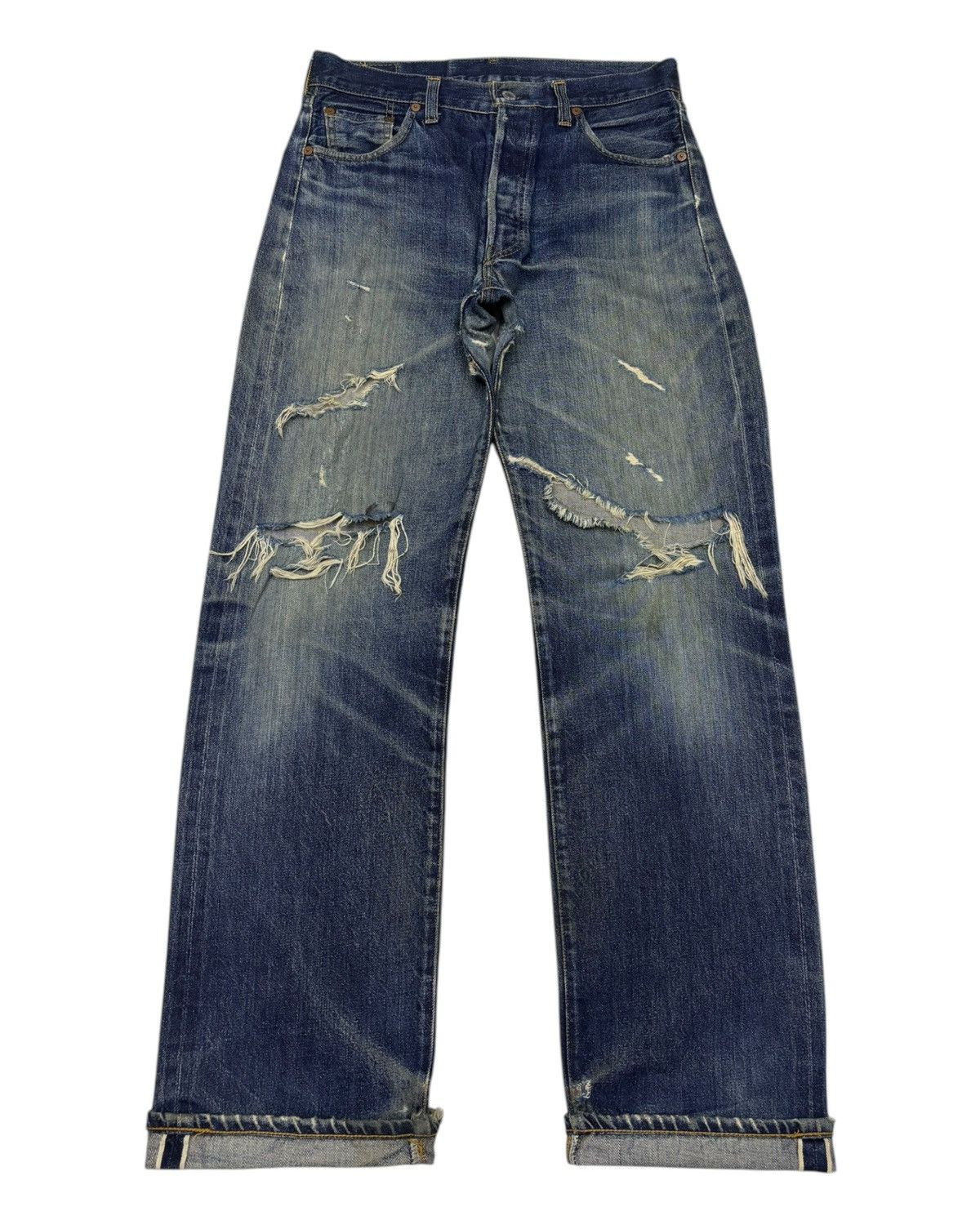 Vintage Levi's 501 selling Selvedge Big E Thrashed