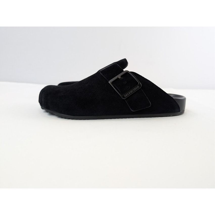 Balenciaga o1rshd1 Q:2 / Sunday Mule Slip On Sandals in Black Size US 9 / EU 42 - 10 Thumbnail