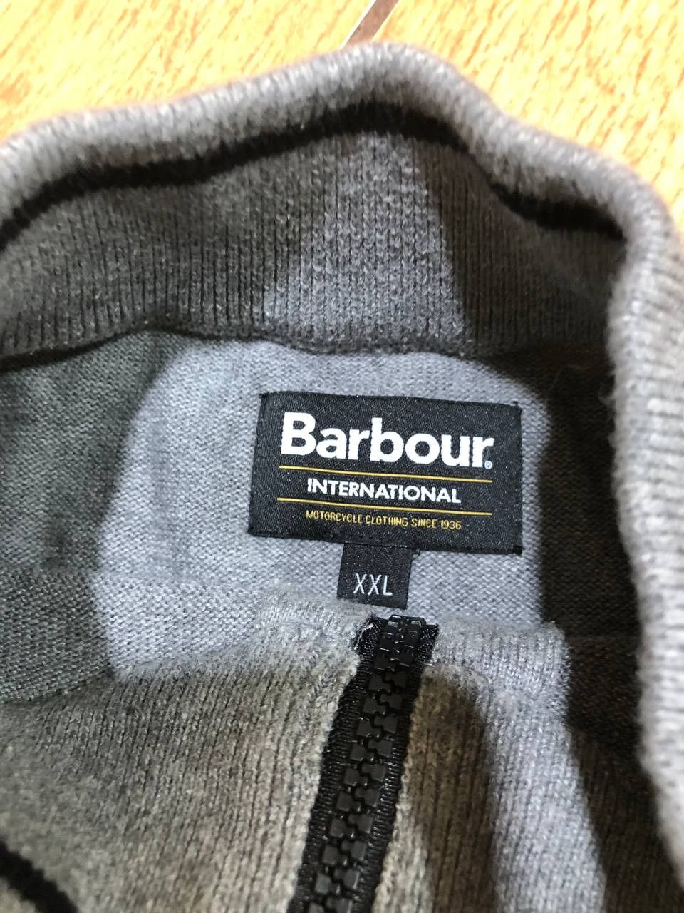Barbour Barbour Men’s Gray 1/4 Zip Pullover Knit Sweater Size US XXL / EU 58 / 5 - 2 Thumbnail