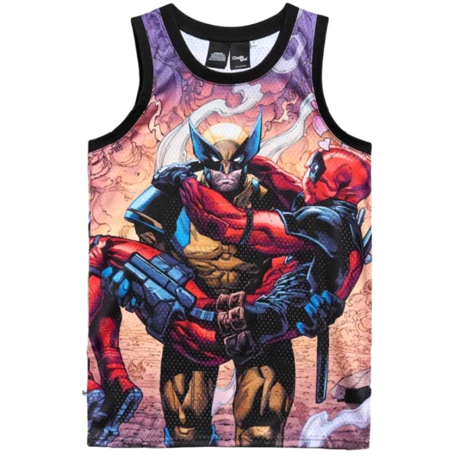 Chalk Line NEW NWT Chalk Line Marvel Deadpool & Wolverine Besties Venice Jersey Men L Sleeveless Round Neck Multicolor Activewear Jersey Size US L / EU 52-54 / 3 - 2 Thumbnail