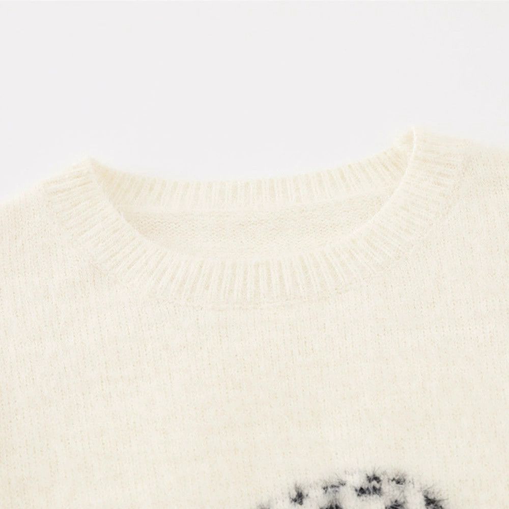 Vintage Men's street American casual puppy loose round neck sweater Size US M / EU 48-50 / 2 - 3 Thumbnail