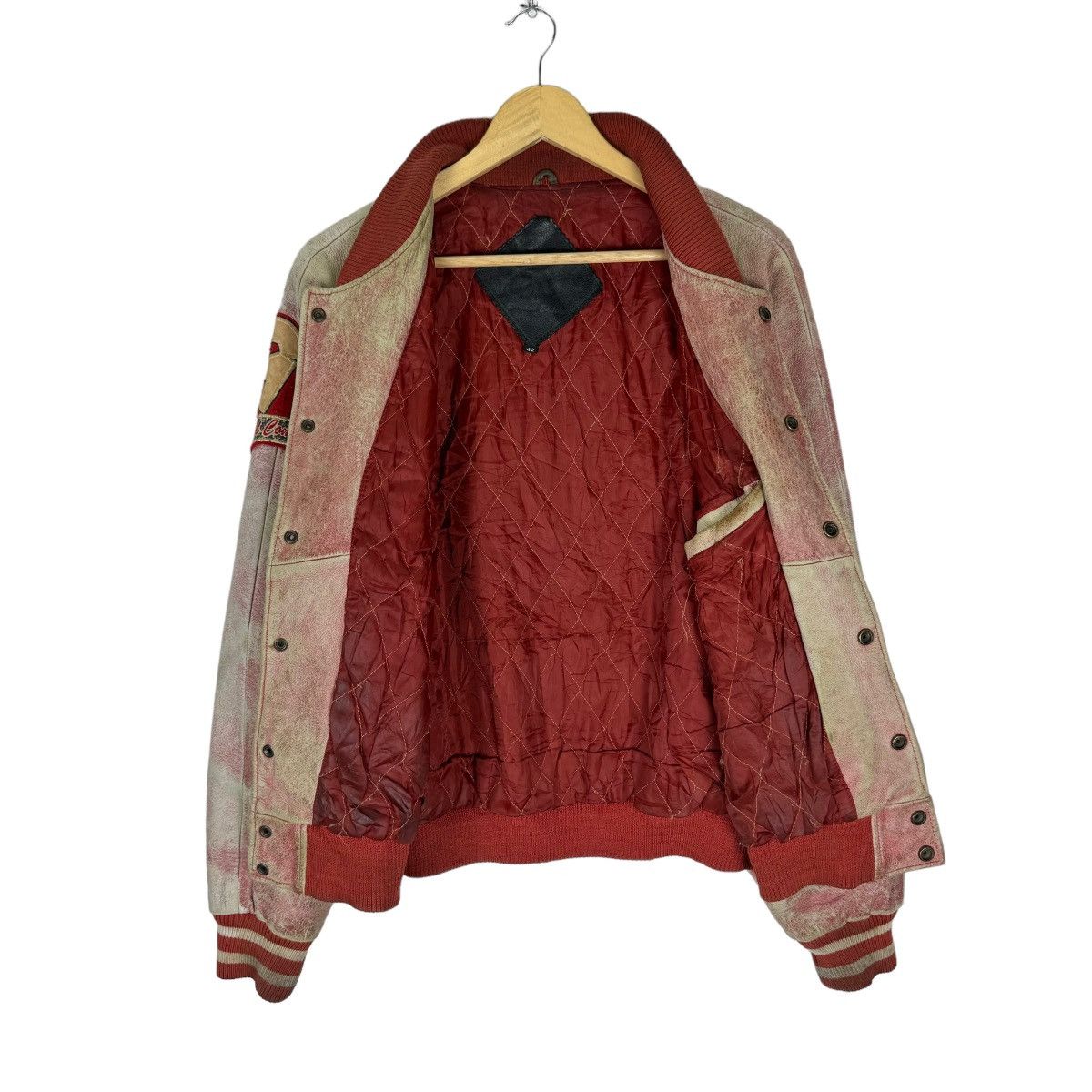 Tedman ☀️TED COMPANY LIMITED 1991 VARSITY LEATHER JACKET Size US M / EU 48-50 / 2 - 11 Thumbnail