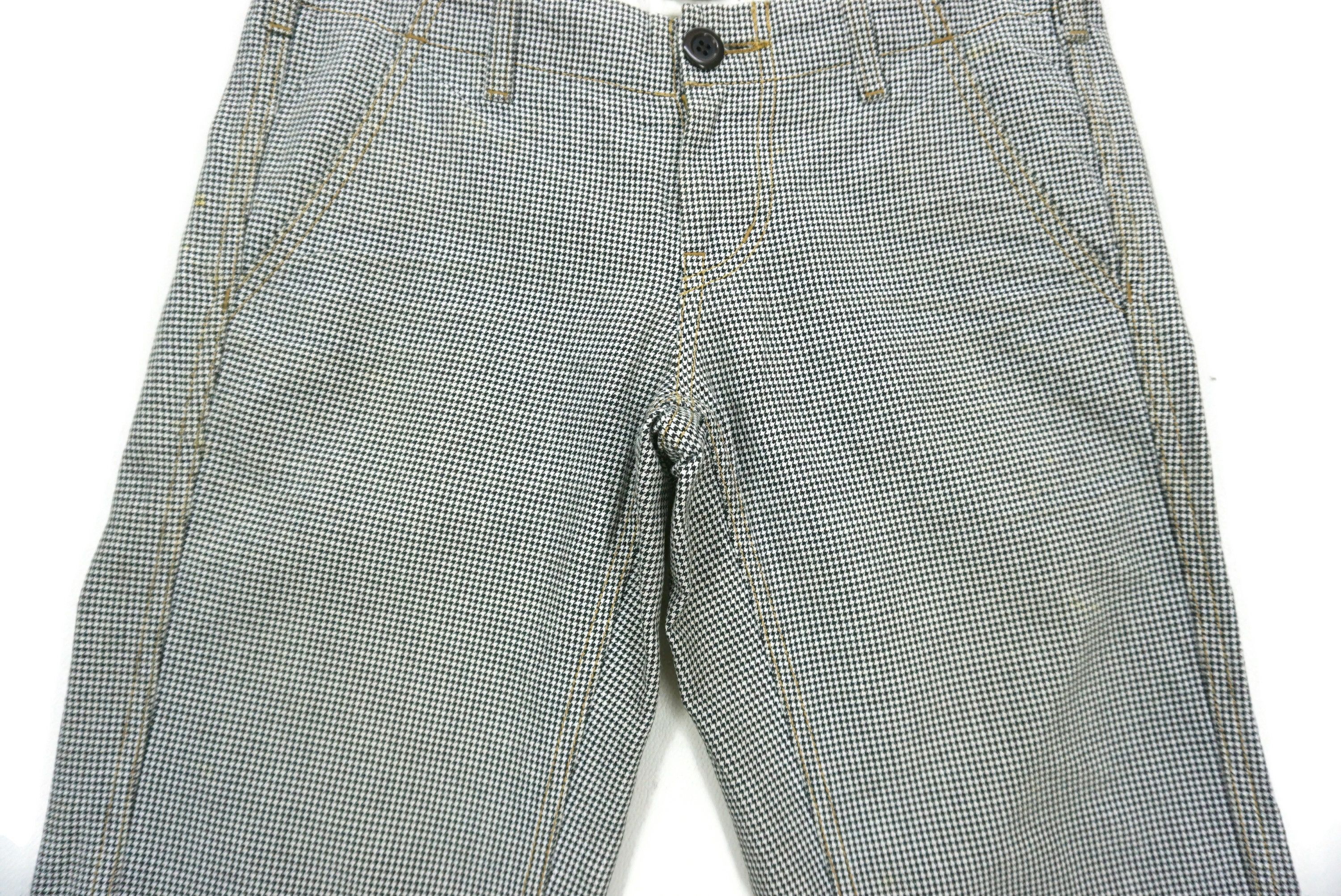 Japanese Brand John Bull Pants Size W30xL31.5 Low Rise Workwear Houndstooth Size US 30 / EU 46 - 6 Thumbnail