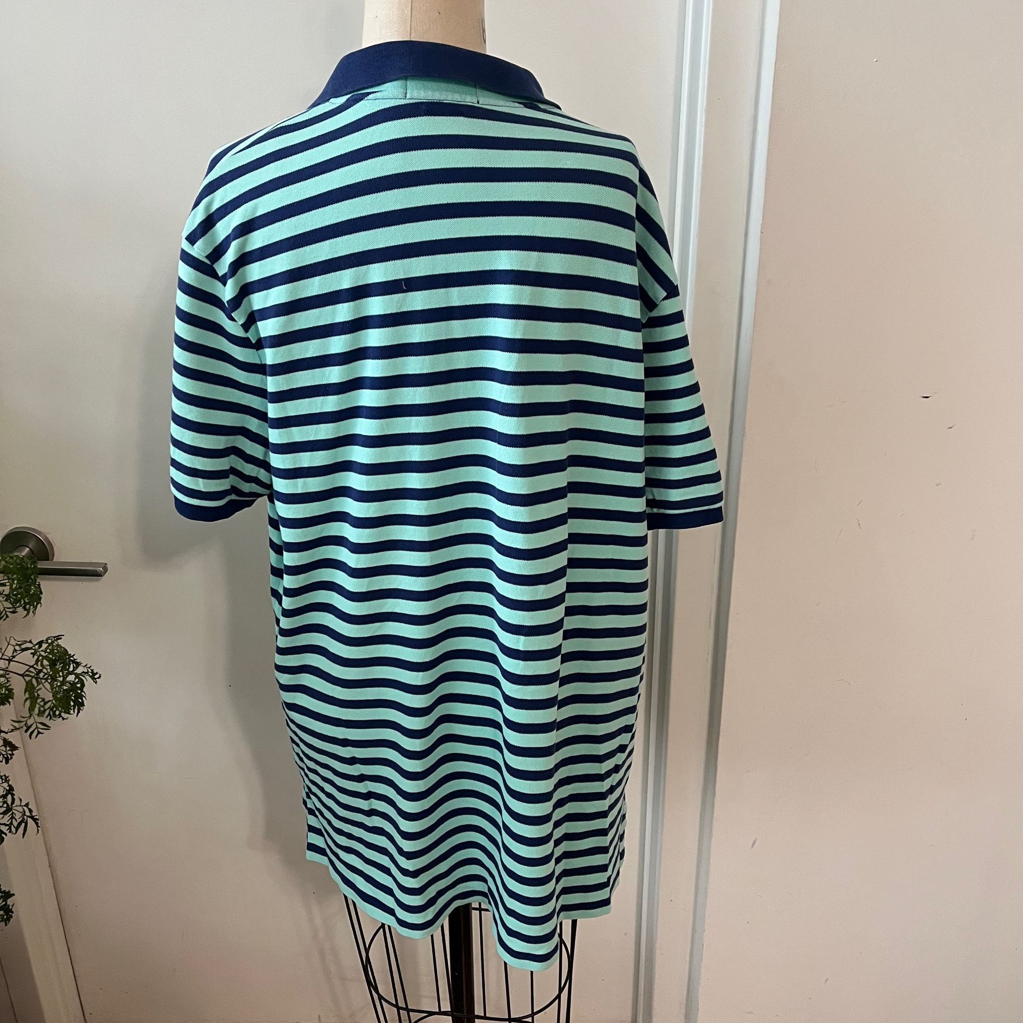 Polo Ralph Lauren Vintage POLO RALPH LAUREN Men's Striped Polo Golf Shirt Size Size US XL / EU 56 / 4 - 4 Thumbnail