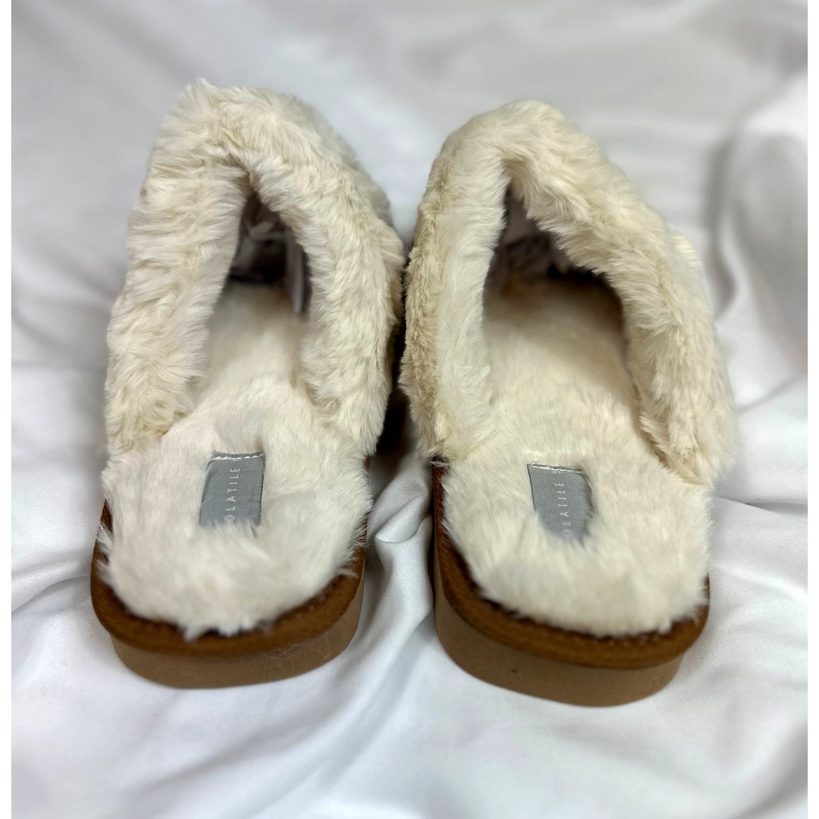 Other Volatile Microsuede Faux Shearling Slipper Leopard Fluff 9 Size US 9 / IT 39 - 8 Thumbnail