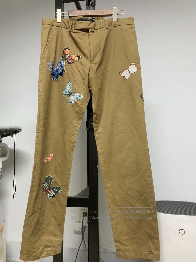 Valentino Valentino Butterfly embroidered men's slacks Size US 32 / EU 48 - 1 Thumbnail