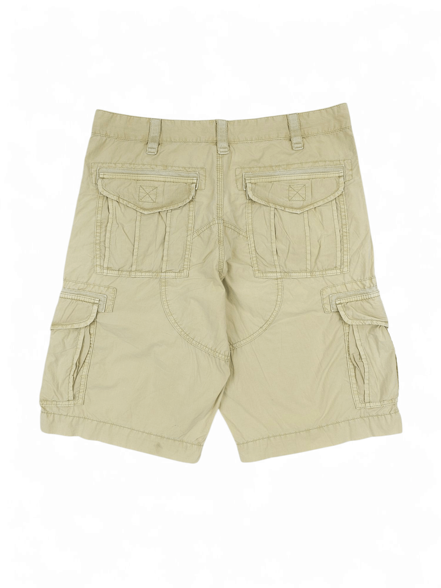Napapijri 💎 Vintage Baggy Relaxed Cargo Shorts Outdoor Y2K Size L 90s Size US 33 - 4 Thumbnail