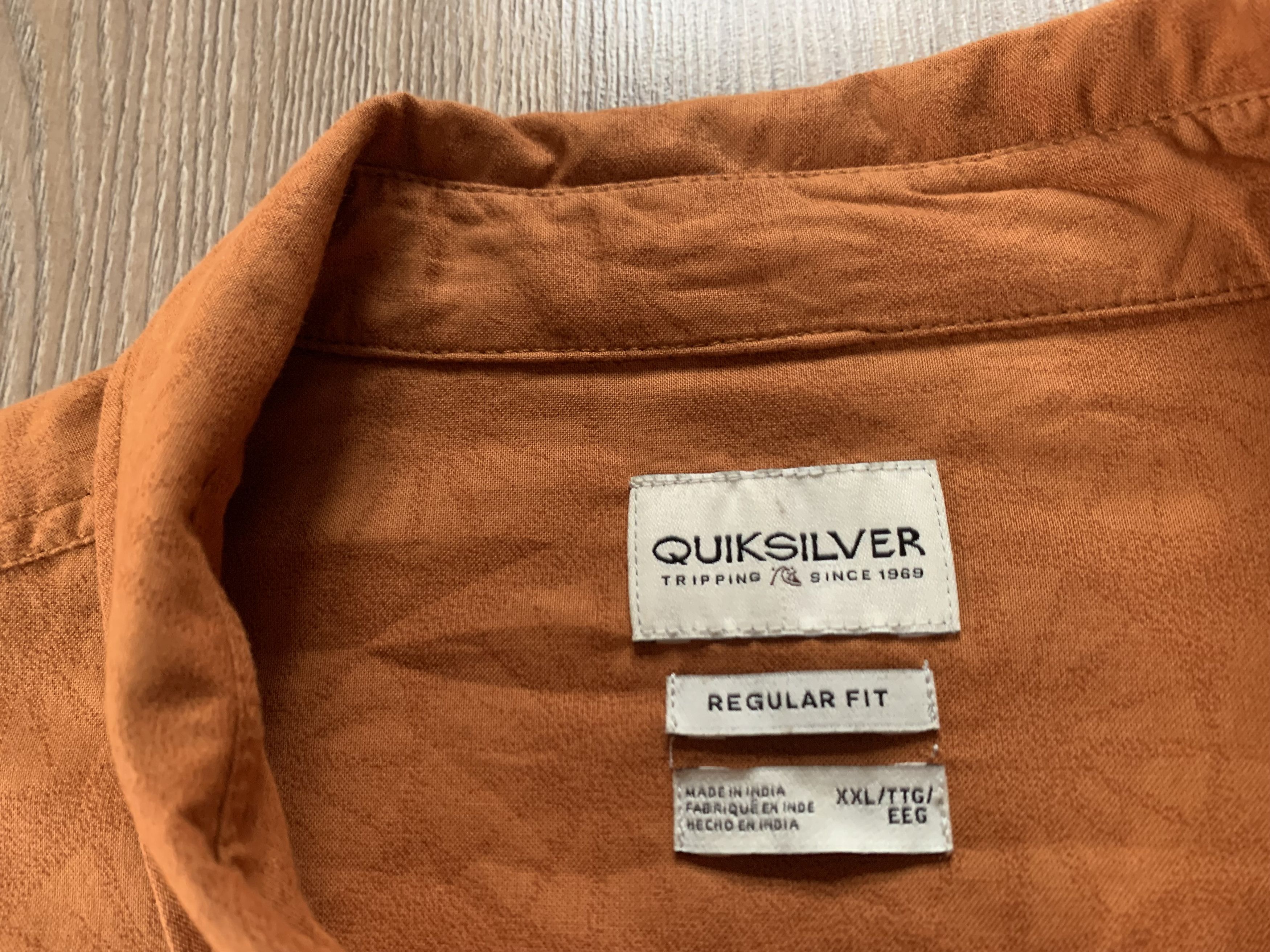 Quicksilver Quicksilver Cotton Beach Short Sleeve Shirt Size US XXL / EU 58 / 5 - 7 Thumbnail