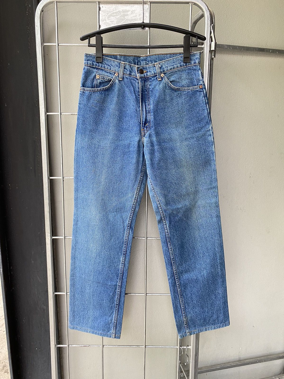 image of Levis Levi 210 Denim Jeans in Blue, Men's (Size 34)