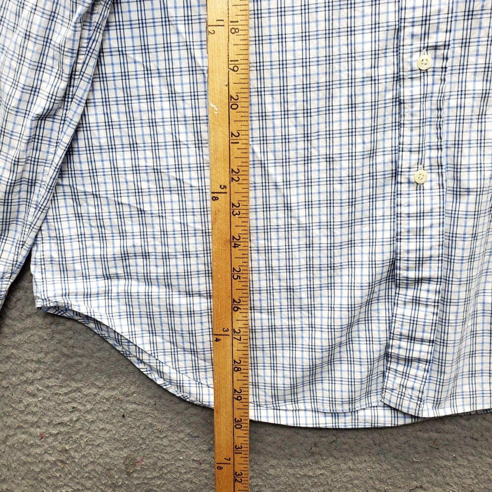 Ralph Lauren VINTAGE Ralph Lauren Dress Shirt Mens XL Multi Plaid Pony Logo Button Down Size 46R - 4 Thumbnail