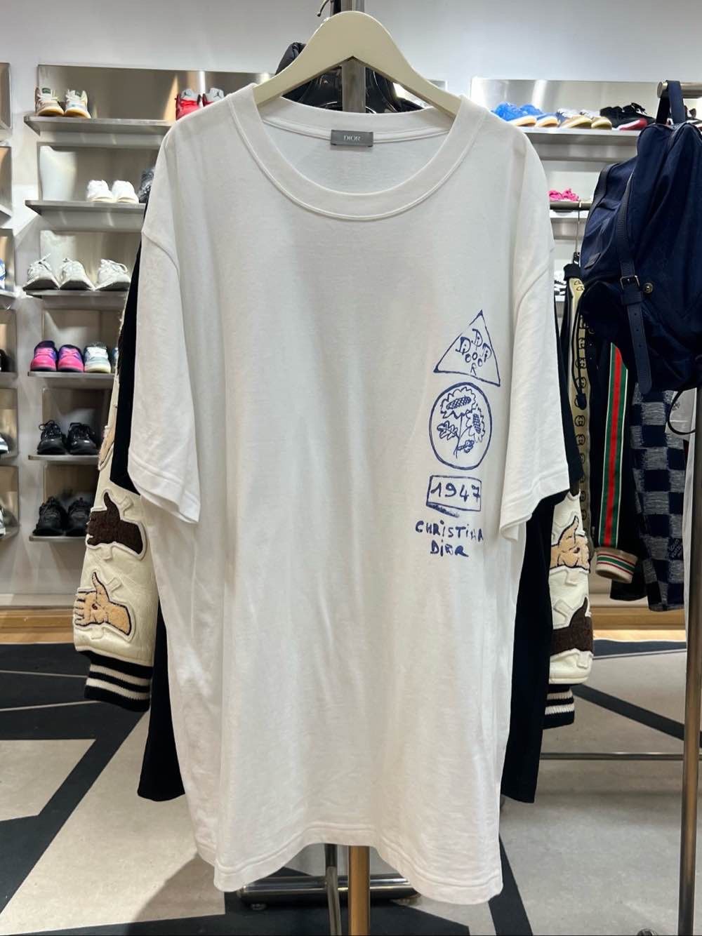 Dior Dior Hylton Nel Graphic T-Shirt Size XXL Size US XXL / EU 58 / 5 - 1 Thumbnail