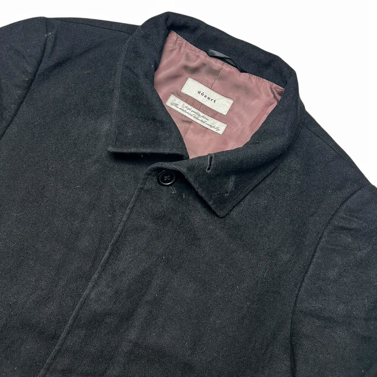 Dezert × If Six Was Nine × Japanese Brand Dézert Japan Wool Stand Collar Mandarina Collar Coat Size US M / EU 48-50 / 2 - 7 Thumbnail