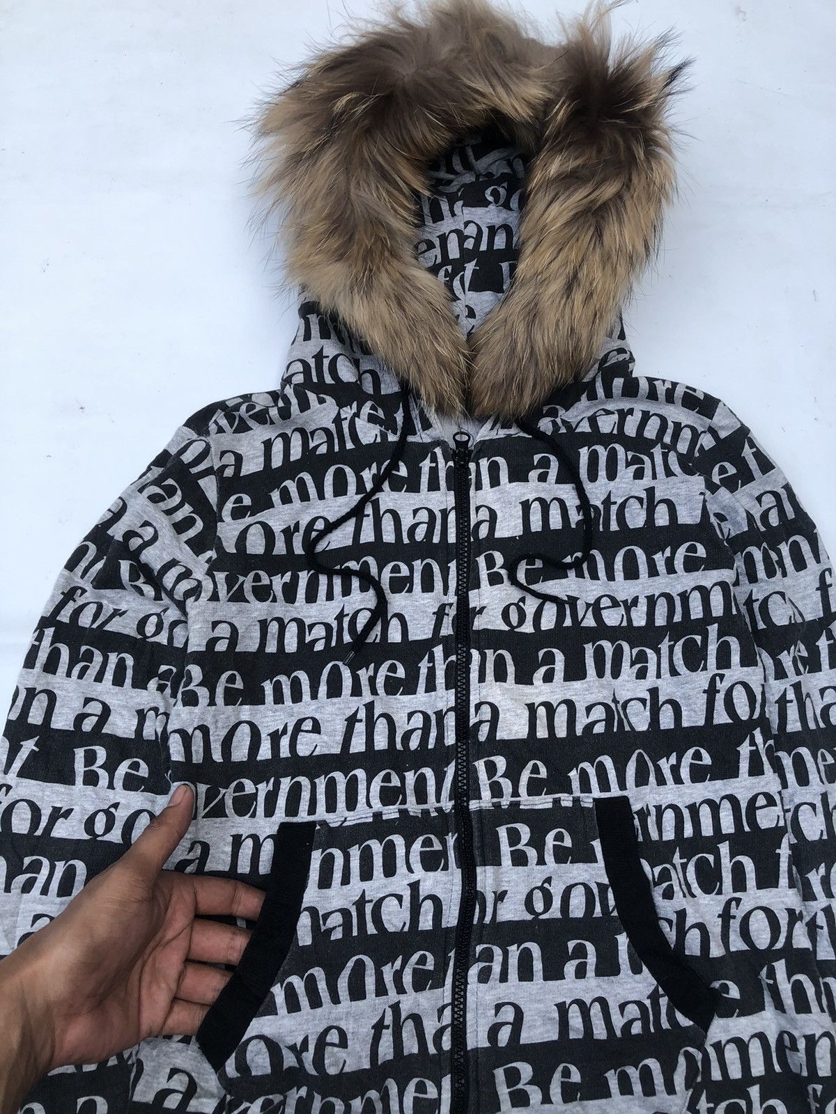 If Six Was Nine Japanese Pumpkin Fur Hoodie Zipper LGB style Size US M / EU 48-50 / 2 - 4 Thumbnail