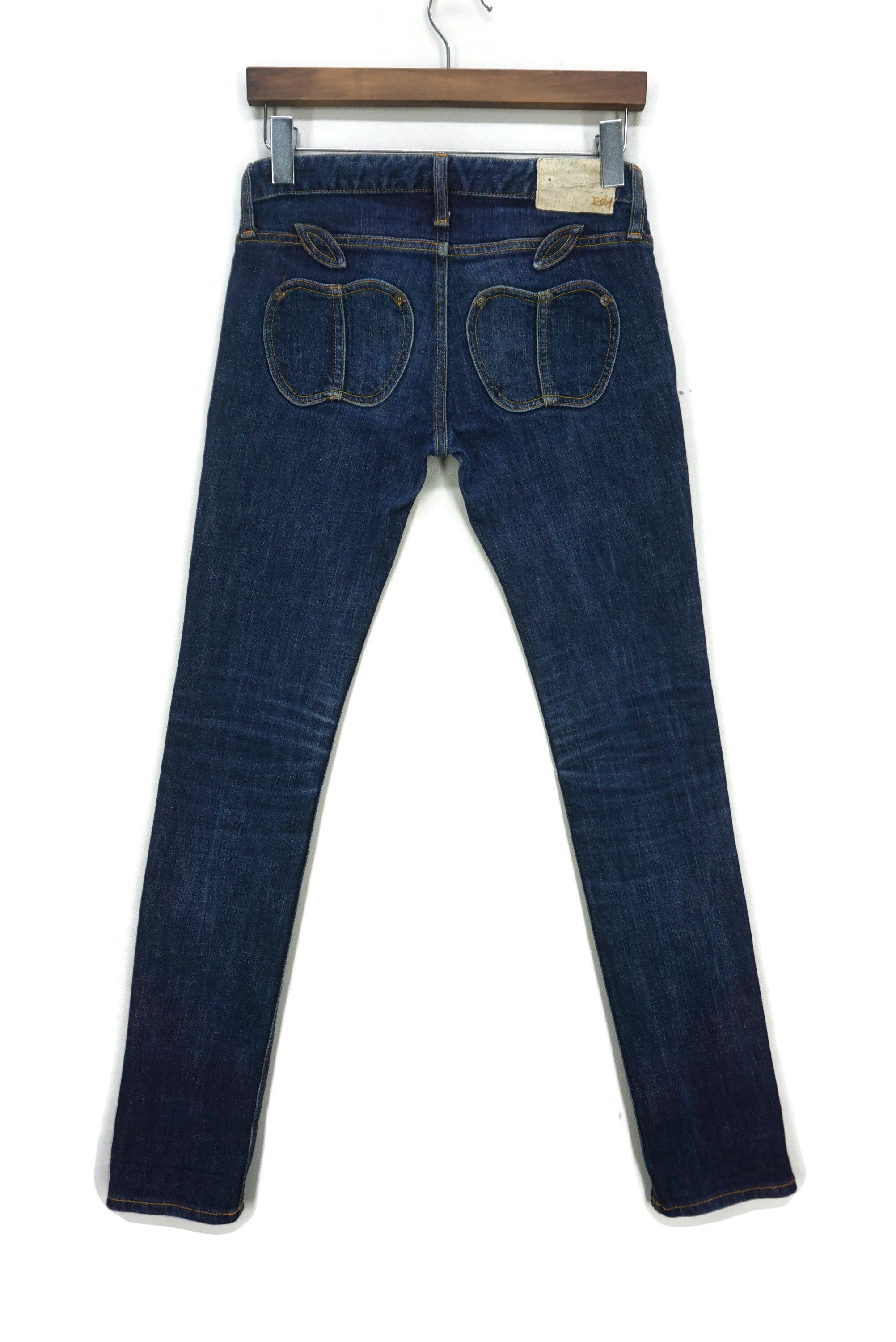 Japanese Brand X-Girl Jeans fits W30xL31 Made in Japan Skinny Apple Shaped Size 26" / US 2 / IT 38 - 1 Thumbnail